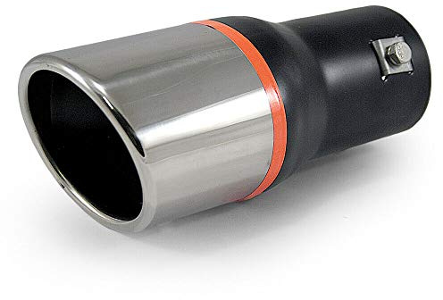 Universale 3922 Terminale di scarico per auto Terminale Silenziatore sportivo Acciaio inossidabile Cromo 55mm