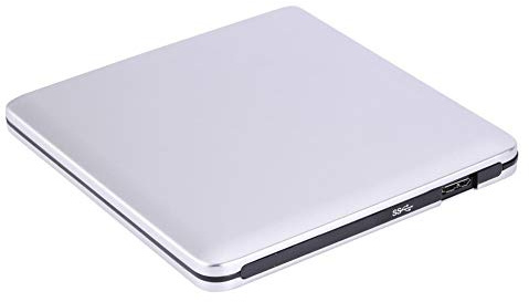 CCYLEZ Externes DVD/CD Laufwerk, USB 3.0 Schlankes Optisches Laufwerk, Tragbarer Brenner & DVD-Reader für PC, Laptop