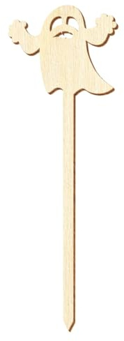 Holz Blumenstecker Gespenst - Deko Basteln 10-50cm, Pack mit:1 Stück, Höhe:23cm hoch