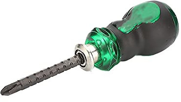 2 in 1 Adjustable Screwdriver, 6 x 180mm Slotted Phillips Interchangeable Screwdriver with Magnetic Bits for Instrument Repair