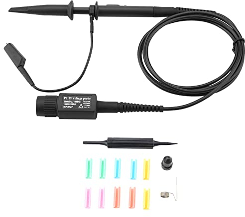 Kit de sonda de osciloscopio de alto voltaje IP2220 X1/X10, accesorios de osciloscopio de 200MHz, herramientas de analizador de instrumentos industriales con kit de cables de prueba BNC