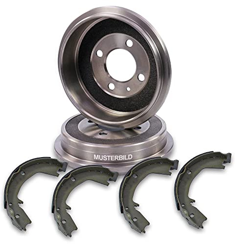 ATEC Germany Bremsensatz Hinterachse inkl. 2x Bremstrommel Hinterachse ohne | Kompatibel mit: OPEL CORSA A CC, CORSA A Kasten/Schrägheck, CORSA A TR, CORSA B, CORSA B Kasten/Schrägheck, TIGRA