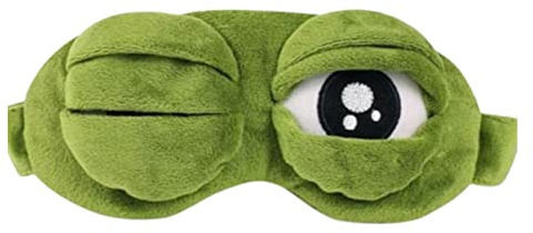 Frosch Augenmaske Schlafmaske Niedliche Schlafmaske für Damen und Herren Schlaf