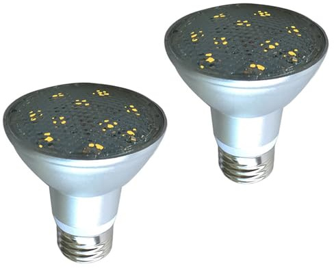 E26 5W LED Light Bulb PAR20 LED Bulb Mini COB Spotlight Bulb 50W Halogen Bulb Replacement Long Neck Light for Flood Light Ceiling Fan Pendant Lamp 4000K Neutral White Dimmable AC110V Pack of 2