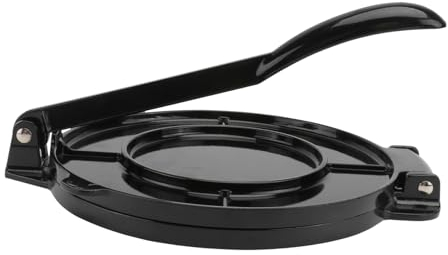 PRETYZOOM Aluminium Tortilla Presse Mehl Presser Griff 20cm Runde Effiziente Crêpe Maker