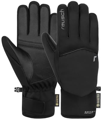 Reusch Amira Gore-Tex - Guantes de Invierno cálidos, Impermeables, Resistentes al Viento y Transpirables, Guantes de Nieve, Guantes de esquí con Piel de Cabra para Mujer