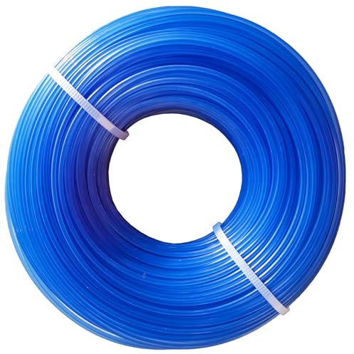 DY.2ten Filo per Decespugliatore, Filo in Nylon per Tagliabordi, 1,6 mm x 100 m Strimmer Linee, Corda Rotonda per Decespugliatore, per Parco, Giardino, Cortile, Camp.