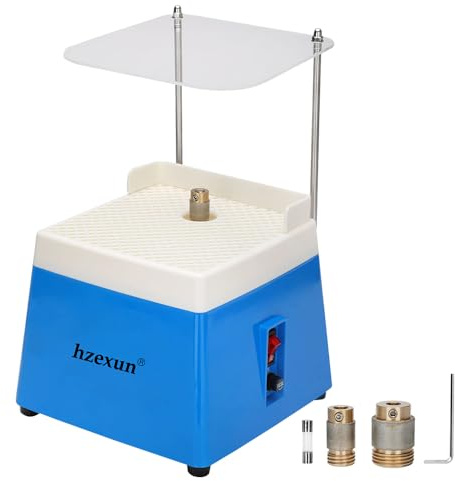 hzexun Ponceuse automatique pour vitrail, 4200 tr/min, outil de ponçage en vitrocéramique, 65 W, pour carrelage de mosaïque, vitrail, céramique, décoration d'intérieur, artisanat