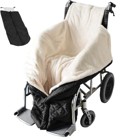 WDKXCN Manta para silla de ruedas, saco grueso de felpa para silla de ruedas, saco para silla de ruedas, saco universal para silla de ruedas, saco térmico para silla de ruedas, manta de invierno