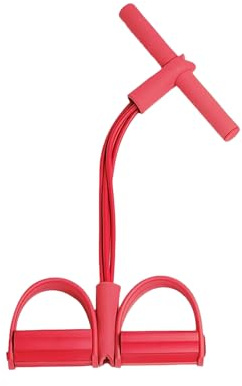 Bandas | Extractor de tensión de pedal | Extractor de estiramiento de tobillo portátil de 4 tubos para el hogar, yoga, deportes, entrenamiento, interior, viajes, al aire libre, gimnasio