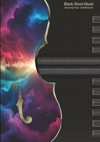 Blank Sheet Music. Manuscript Paper, Staff Notebook: 12 Staves Per Page | 107 Pages, 8.5 x 11 in | Staff Paper Notebook for Musicians, Composers, and ... Journal for Songwriting and Composition