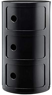 Kartell 496709 Meuble de rangement Componibili (Noir)