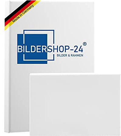 Bildershop-24 Bespannter Keilrahmen Galerie Leinwand (unbedruckt), 40x100cm, 380g/m² (100% PES), 39 mm (Premium)