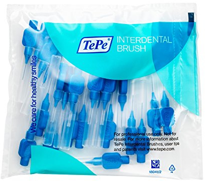 tepe Interdental Brush Original - Blue 0.6mm, 25 Pack by TePe