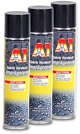 3 x Dr. Wack A1 Cabrio Capote de imperméabilisants 400 ml 2530