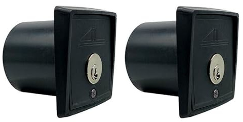 Dieffematic Coppia Selettori a Chiave da Incasso Universale - Chiave Unica per Cancello, Serranda, Garage - Protezione IP44