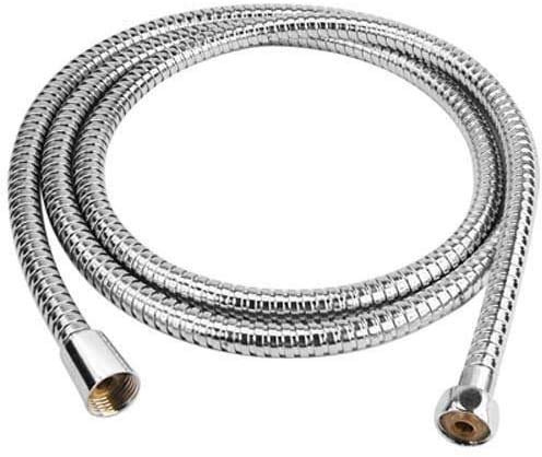 Chrome Stainless Steel Replacement Shower Hose Anti-Kink Brass Connections-Chrome Surface, Fits for Most Shower, Bath taps, Toilet Douche Fixtures (1.2 Meter)