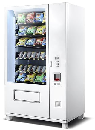 Large Snack Vending Machine with LED Glass Front Máquina expendedora F632