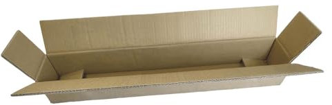 VEPATIM Faltkarton Versandhülsen 860x105x105mm sehr stabil 2-wellig braun