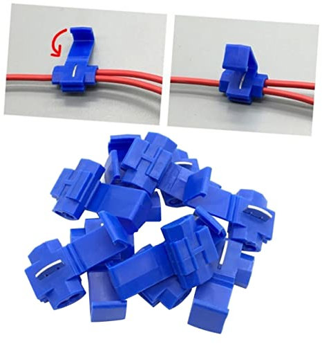 SOESFOUFU 50pcs Quick Splice Connectors Solderless Wire Connectors for Electrical Crimping Terminal Crimps