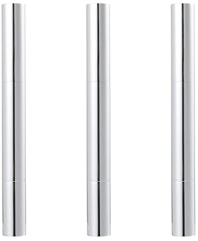 VINTORKY Lot de 3 Vides 3Ml pour Vernis à Ongles et Huile Nourrissante Applicateur Ergonomique pour Manucure et Maquillage Couleur Or et Argenté