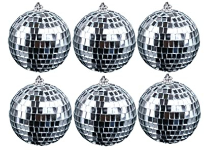 VALICLUD 6 pezzi Palla Disco da Appendere per Feste Matrimoni e Decorazioni Natalizie Effetto Luce per Party e Discoteche