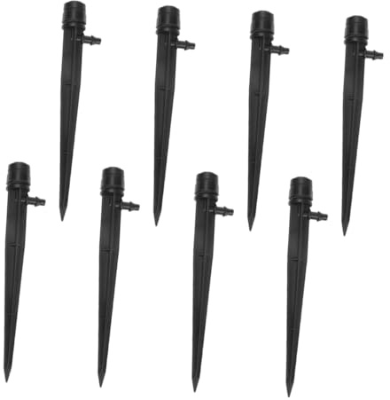 TOYZFRIENDY 24 pièces Système Arrosage Automatique pour Jardin Arroseurs Réglables avec Écoulement Eau Ajustable Outil Irrigation pour Plantes Noir