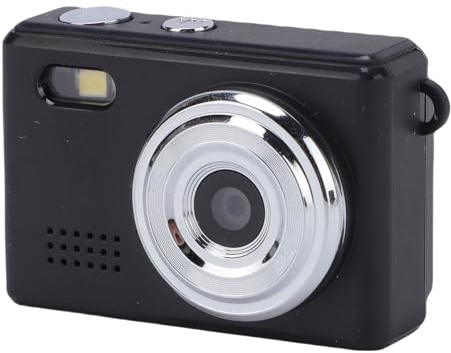 Yctze Camera Mini Keychain Camcorder Tiny Keychain Video Recorder 1080P HD 2MP Ultra HD Digital Camera with Color Screen 200mAh Battery 100 Minutes Recording for Kids Teens Students (Black)