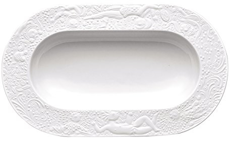 Rosenthal Zauberflöte Beilagenplatte Weiss
