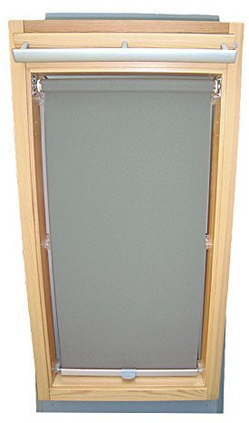 Hochwertiges Sichtschutzrollo Rollo für Velux RG-EP VL,VG,VX 043 grau // Sichtschutzrollo/Sichtschutz-Rollo/Fensterrollo