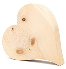 sagl.tirol Zirbenherz Naturbelassen ohne Gravur 12 cm