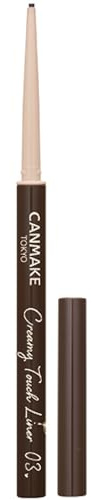 Canmake Creamy Touch Liner 03 mörkbrun