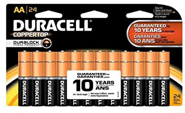 Duracell MN1500B24Z - Batteria,AA,Alcalino,24/PK