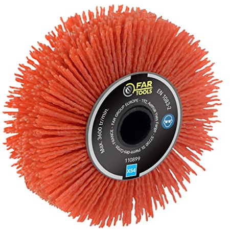 Spazzola di precisione in nylon abrasivo Ø120 mm/L20 mm