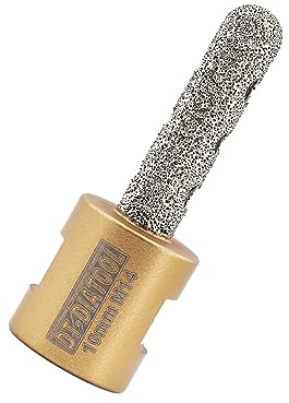 DT-DIATOOL Fraise diamantée de 10 mm pour agrandir les trous existants en carreaux de porcelaine et marbre - Foret à doigts revêtu de diamant