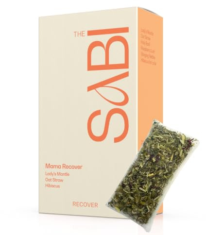 Postpartum Infusion to Restore and Recover Post partum, 10 Giant Teabags | All-Natural Restorative Blend for First Year Post | Oat Straw, Ladys Mantle, Raspberry Leaf, Holy Basil, Stinging Nettles