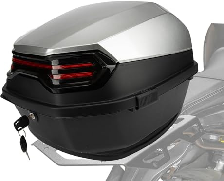 Universal Tail box with soft backrest for Motorcycle Bicycles with Brackets