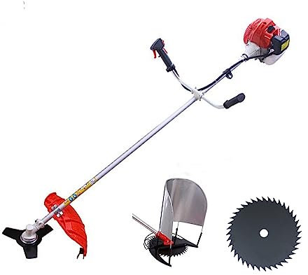 Hedge Trimmer,Grass Cutter,Hedge Shear,Lawn Mower, Heavy Duty 52cc Petrol Powered Grass Rice Wheat Cutter Harvest Cutter Brush Cutter Cropper Garden Tools Agricultural Machine for Garden, Lawn(Paddy C