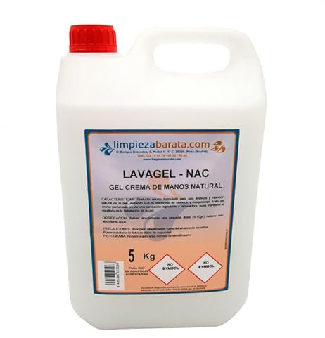 HO Higiene Online | Jabón de Manos 5 Litros | Gel de Manos para Uso Profesional (Gel Crema Nacarado 5 Litros)