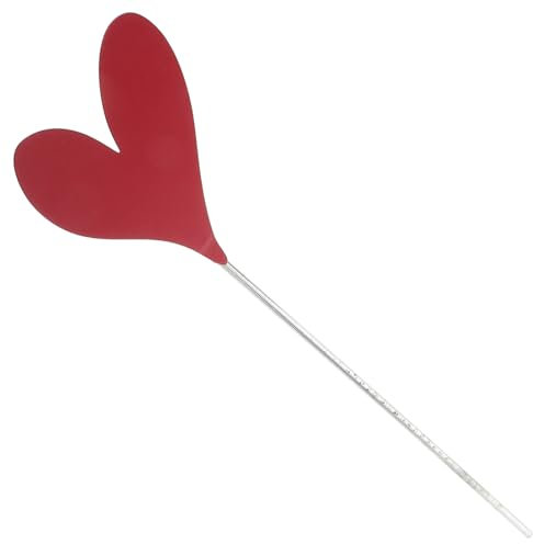 TOPBATHY Heart Shaped Stake Valentine's Day Garden Decoration Simple Heart Marker for Plants for Outdoor Home Decor