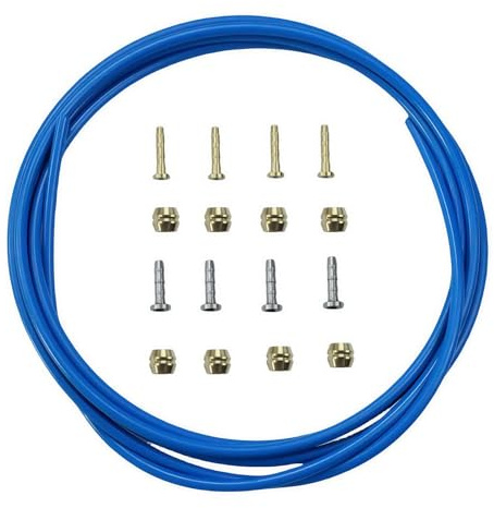 Bike Disc Brake Oil Tube 2500mm Bicycle Hydraulic Disc Brake Hoses Kit for SRAM/Shimano BH59 BH90 Mountain Bike MTB/Road Bicycle (Blue)