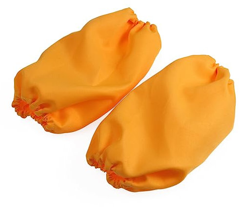 Set Cuoco Bambini con Cappello, Grembiule e Manicotti Arancia