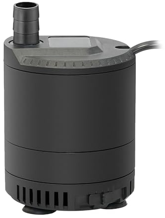 Bomba de Agua Sumergible, 20w 1500l/H, Bomba de Agua para Acuario, Mini Bomba de Agua Ajustable Ultra Silenciosa Ideal para Circulación de Agua Dulce y Marina Acuario Estanque Fuente Mascotas