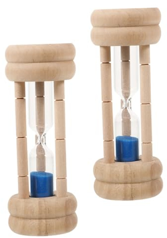 Amosfun 2 pezzi per Spazzolino da Denti Minuti Timer per Lavarsi Denti Timer Decorativo Sabbia per Scuola e Casa Design e Portatile per Attività