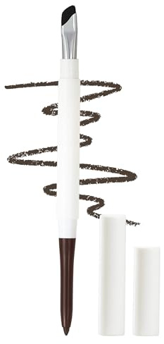 Erinde Gel Eyeliner Stift Graubraun mit Pinsel, Drehbarer Eyeliner für Präzise Linien und Verlängerungen, Langanhaltend, Mattes Finish, Weiche Textur, Hochpigmentiert, Ideal für Anfänger, 1 Stück #02