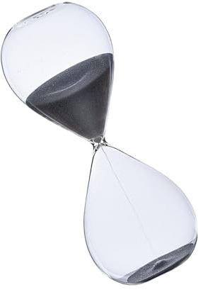 Rxgiasup 1 hora reloj de arena temporizador 60 minutos arena para gestión eficaz del tiempo reloj de arena de cristal en casa u oficina