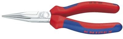 KNIPEX Langbeckzange verchromt, mit Mehrkomponenten-Hüllen 190 mm 30 25 190