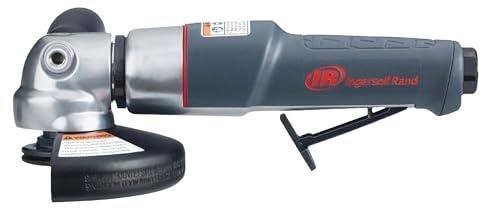 Ingersoll Rand 3445MAX Air Angle Grinder/Cutoff Tool, 4.5 Wheel, 12,000 rpm, 0.88 hp, 5/8-11 Thread, Rear Exhaust