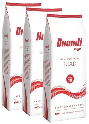 Buondi Gold Café en Grains, Lot de 3, 3 x 1000g