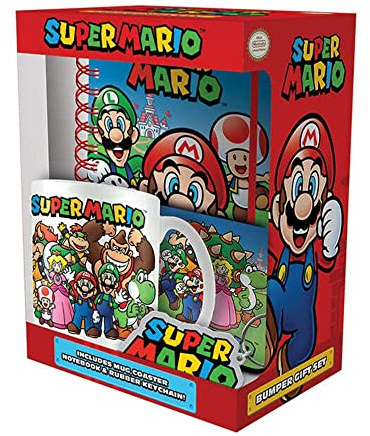 Super Mario Pyramid International GP85388 - Set regalo 4 articoli